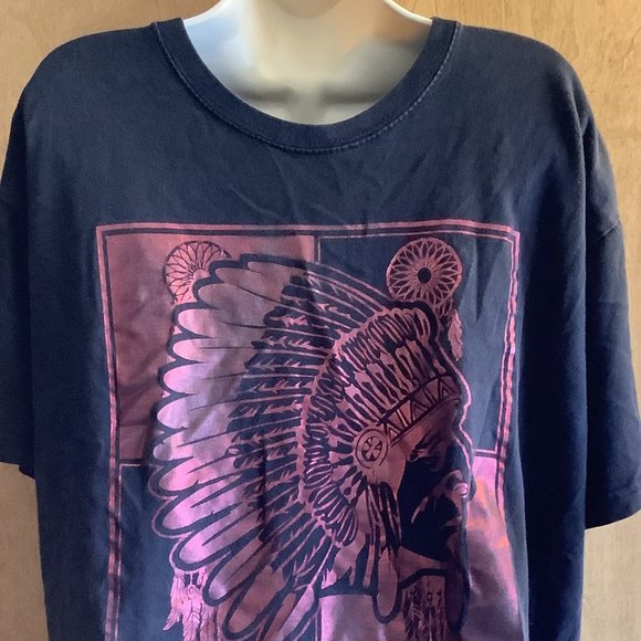 EUC Gemrock Black Graphic T-Shirt Size: XXL - Picture 1 of 6